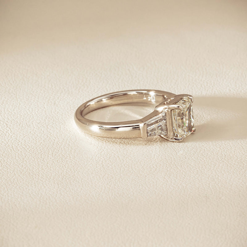 Deja Vu Platinum 1.60ct Radiant-Cut Diamond Ring - Ring - Walker & Hall