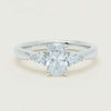 18ct White Gold 1.00ct Oval Diamond Ayla Ring - Ring - Walker & Hall