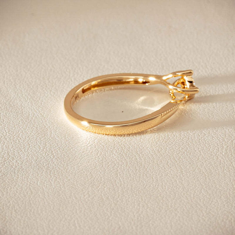 14ct Yellow Gold Diamond Tango Ring - Ring - Walker & Hall