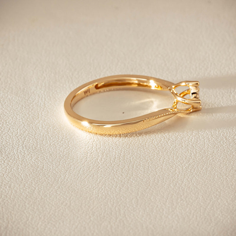 14ct Yellow Gold Diamond Tango Ring - Ring - Walker & Hall