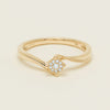 14ct Yellow Gold Diamond Tango Ring - Ring - Walker & Hall