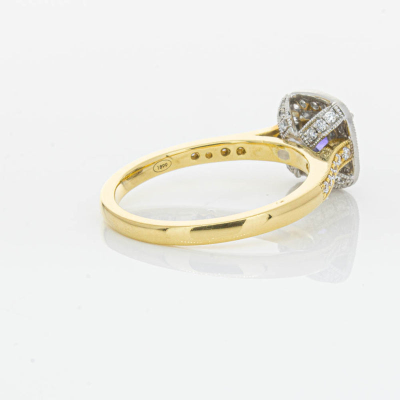 18ct Yellow & White Gold Tanzanite & Diamond Aurora Ring-Ring-Walker & Hall