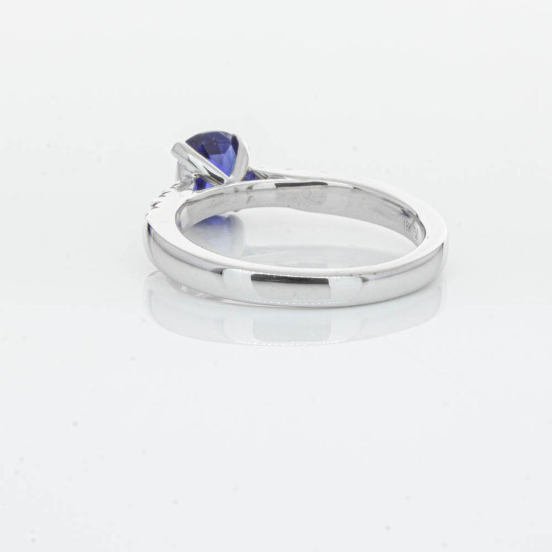 18ct White Gold 1.45ct Sapphire & Diamond Phoenix Ring-Ring-Walker & Hall