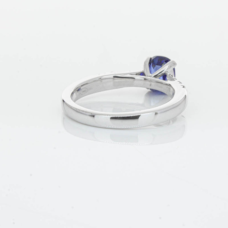 18ct White Gold 1.45ct Sapphire & Diamond Phoenix Ring-Ring-Walker & Hall