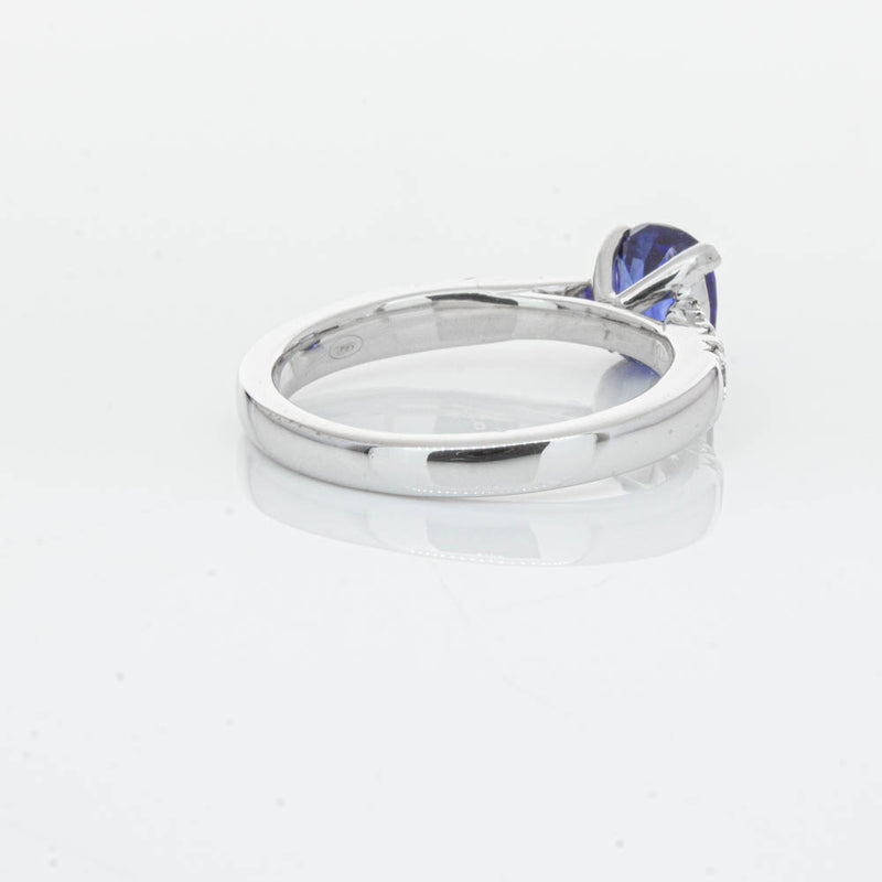 18ct White Gold 1.45ct Sapphire & Diamond Phoenix Ring-Ring-Walker & Hall