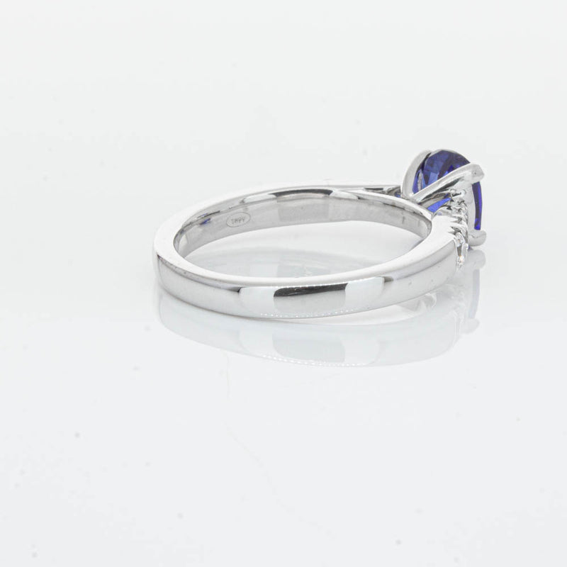 18ct White Gold 1.45ct Sapphire & Diamond Phoenix Ring-Ring-Walker & Hall