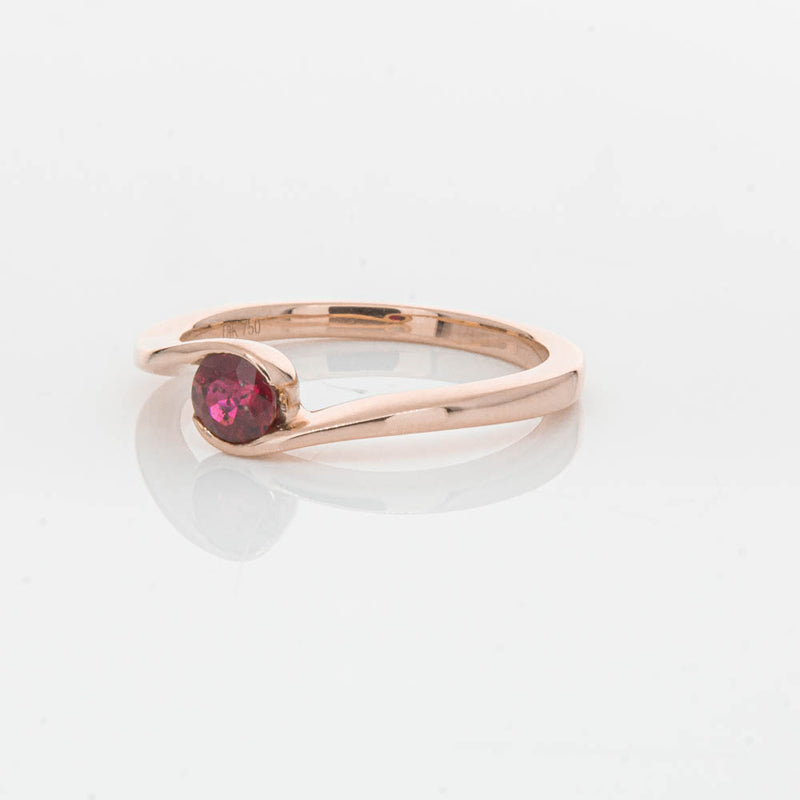 18ct Rose Gold Ruby Embrace Ring-Ring-Walker & Hall