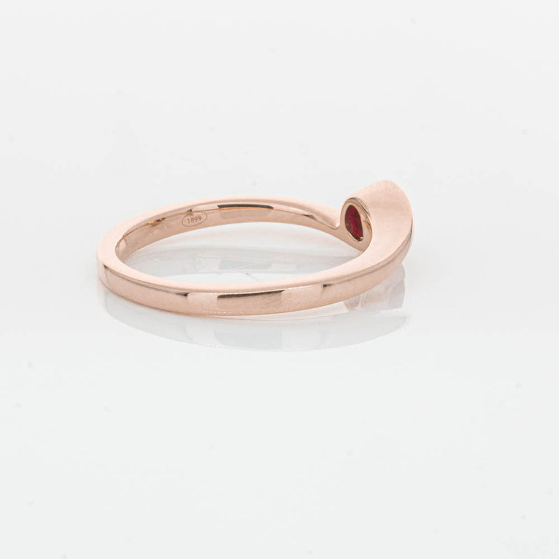 18ct Rose Gold Ruby Embrace Ring-Ring-Walker & Hall