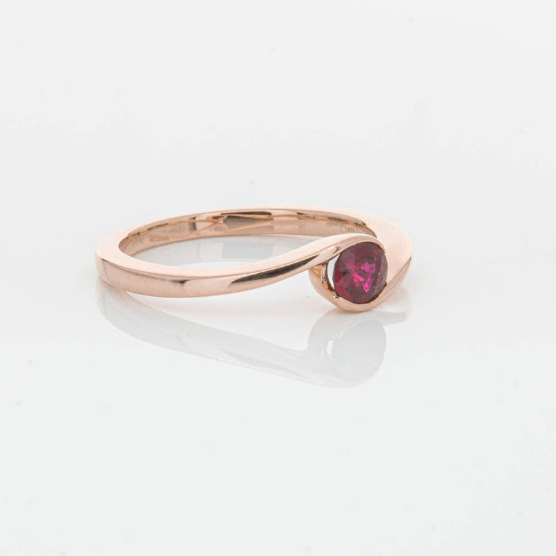 18ct Rose Gold Ruby Embrace Ring-Ring-Walker & Hall