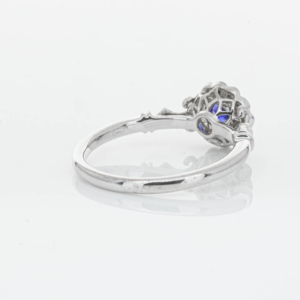 18ct White Gold Sapphire & Diamond Versailles Ring-Ring-Walker & Hall