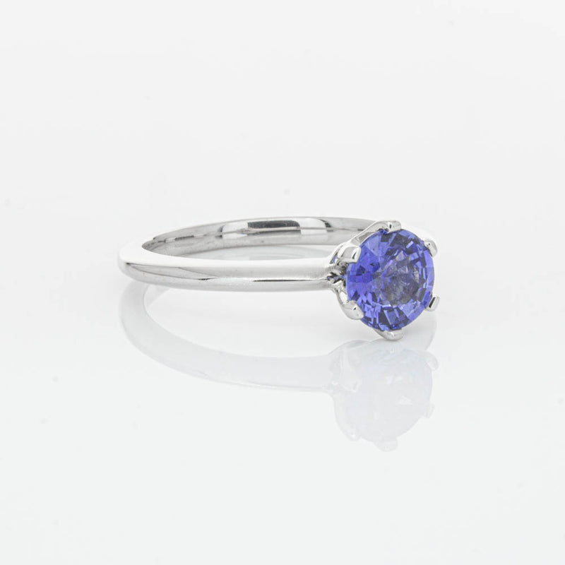18ct White Gold Sapphire Cosmopolitan Ring-Ring-Walker & Hall