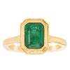 18ct Yellow Gold Emerald Ring-Ring-Walker & Hall