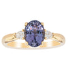 18ct Yellow Gold 1.78ct Tanzanite & Diamond Ayla Ring-Ring-Walker & Hall