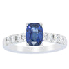 18ct White Gold 1.42ct Sapphire & Diamond Phoenix Ring-Ring-Walker & Hall