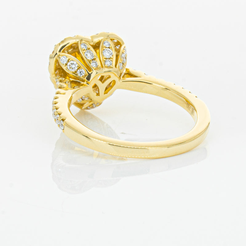 18ct Yellow Gold 2.53ct Golden Sapphire & Diamond Sierra Ring-Ring-Walker & Hall