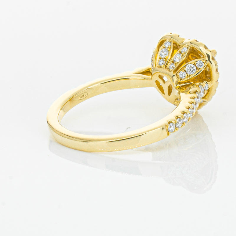 18ct Yellow Gold 2.53ct Golden Sapphire & Diamond Sierra Ring-Ring-Walker & Hall