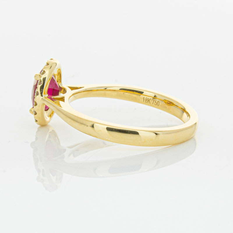 18ct Yellow Gold 1.10ct Ruby & Diamond Nina Ring-Ring-Walker & Hall