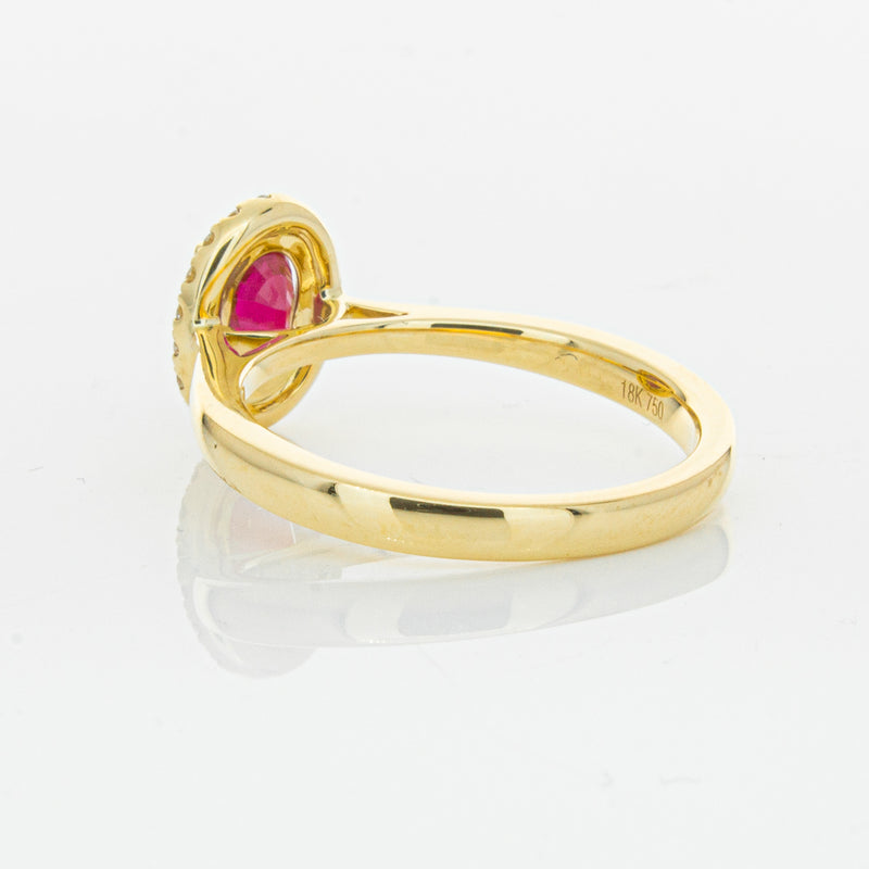 18ct Yellow Gold 1.10ct Ruby & Diamond Nina Ring-Ring-Walker & Hall