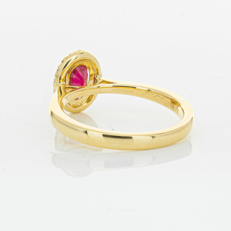18ct Yellow Gold 1.10ct Ruby & Diamond Nina Ring-Ring-Walker & Hall