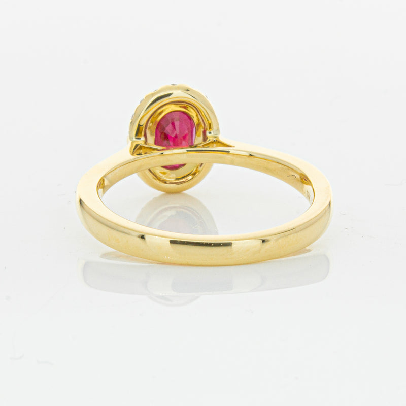 18ct Yellow Gold 1.10ct Ruby & Diamond Nina Ring-Ring-Walker & Hall