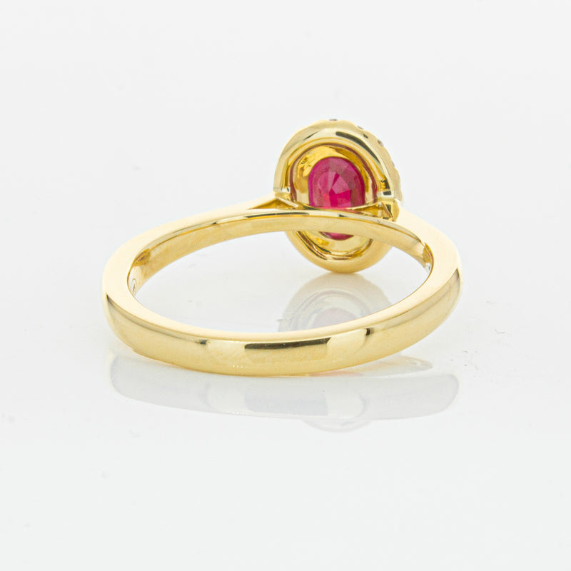 18ct Yellow Gold 1.10ct Ruby & Diamond Nina Ring-Ring-Walker & Hall