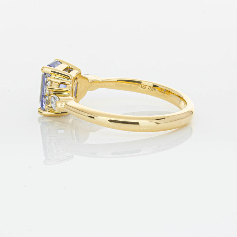 18ct Yellow Gold Sapphire & Diamond Oriana Ring-Ring-Walker & Hall