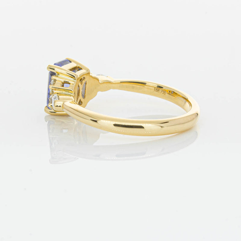 18ct Yellow Gold Sapphire & Diamond Oriana Ring-Ring-Walker & Hall