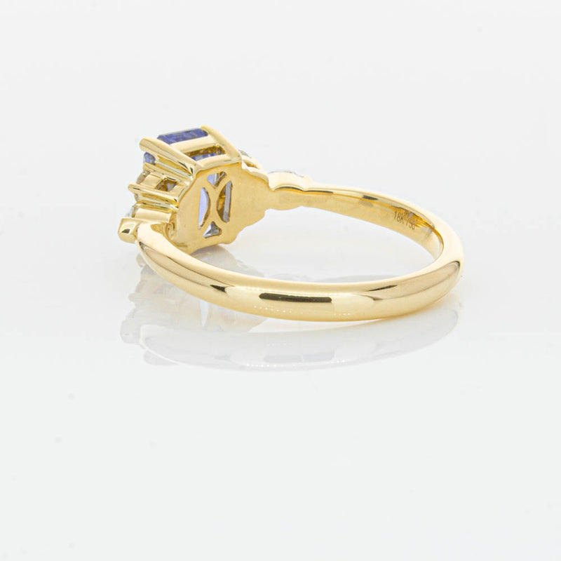 18ct Yellow Gold Sapphire & Diamond Oriana Ring-Ring-Walker & Hall