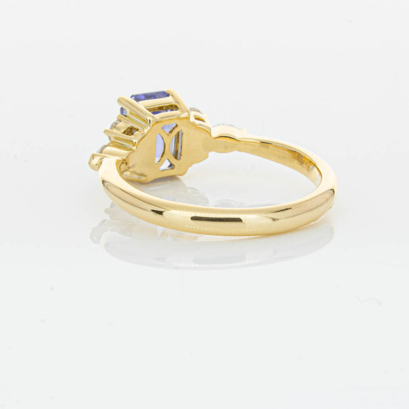 18ct Yellow Gold Sapphire & Diamond Oriana Ring-Ring-Walker & Hall