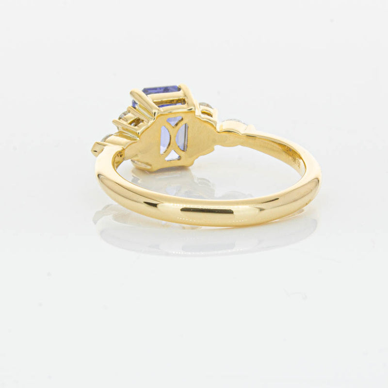 18ct Yellow Gold Sapphire & Diamond Oriana Ring-Ring-Walker & Hall