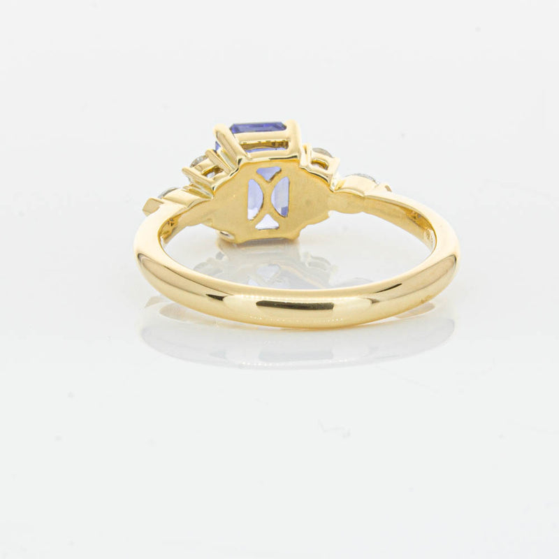 18ct Yellow Gold Sapphire & Diamond Oriana Ring-Ring-Walker & Hall