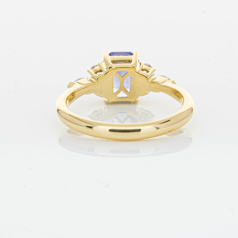 18ct Yellow Gold Sapphire & Diamond Oriana Ring-Ring-Walker & Hall