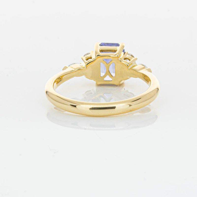 18ct Yellow Gold Sapphire & Diamond Oriana Ring-Ring-Walker & Hall