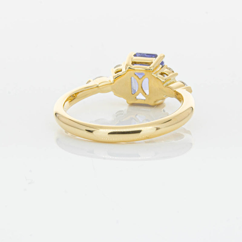 18ct Yellow Gold Sapphire & Diamond Oriana Ring-Ring-Walker & Hall