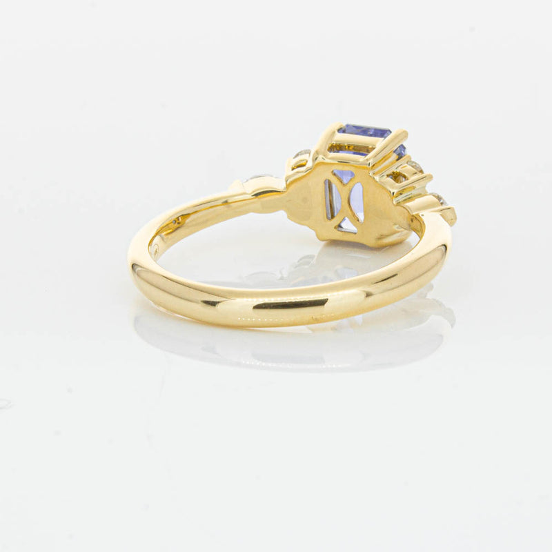 18ct Yellow Gold Sapphire & Diamond Oriana Ring-Ring-Walker & Hall