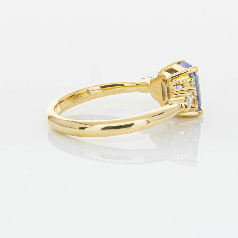 18ct Yellow Gold Sapphire & Diamond Oriana Ring-Ring-Walker & Hall