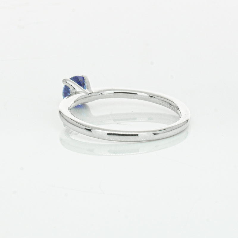 18ct White Gold .77ct Sapphire Melba Ring-Ring-Walker & Hall