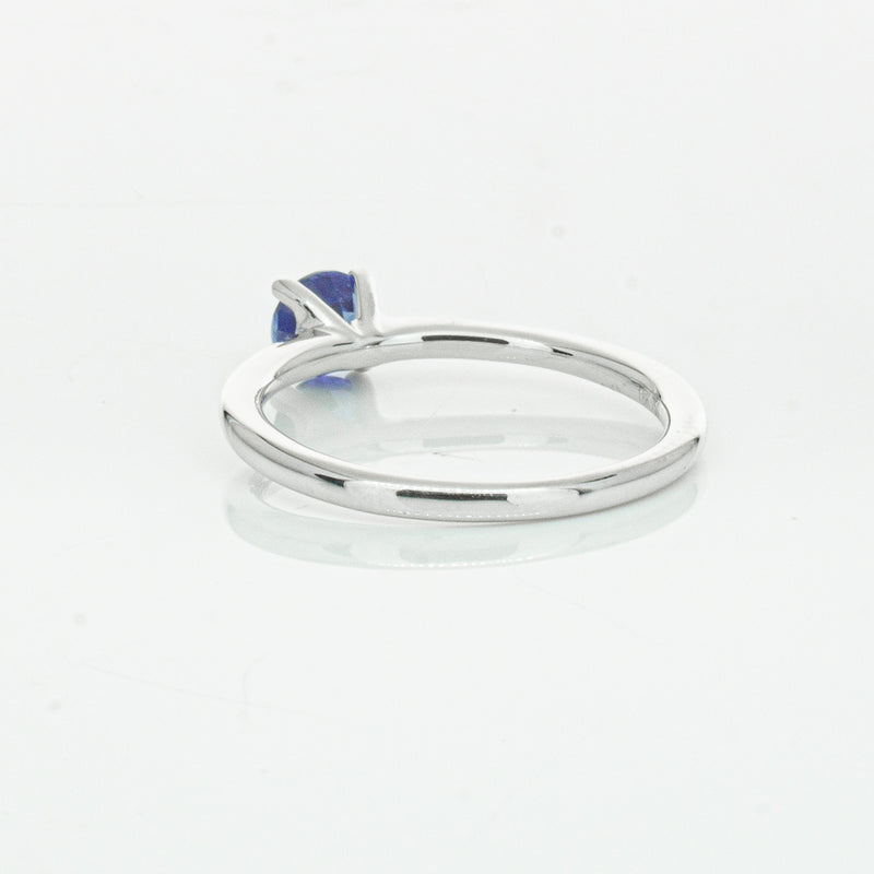 18ct White Gold .77ct Sapphire Melba Ring-Ring-Walker & Hall