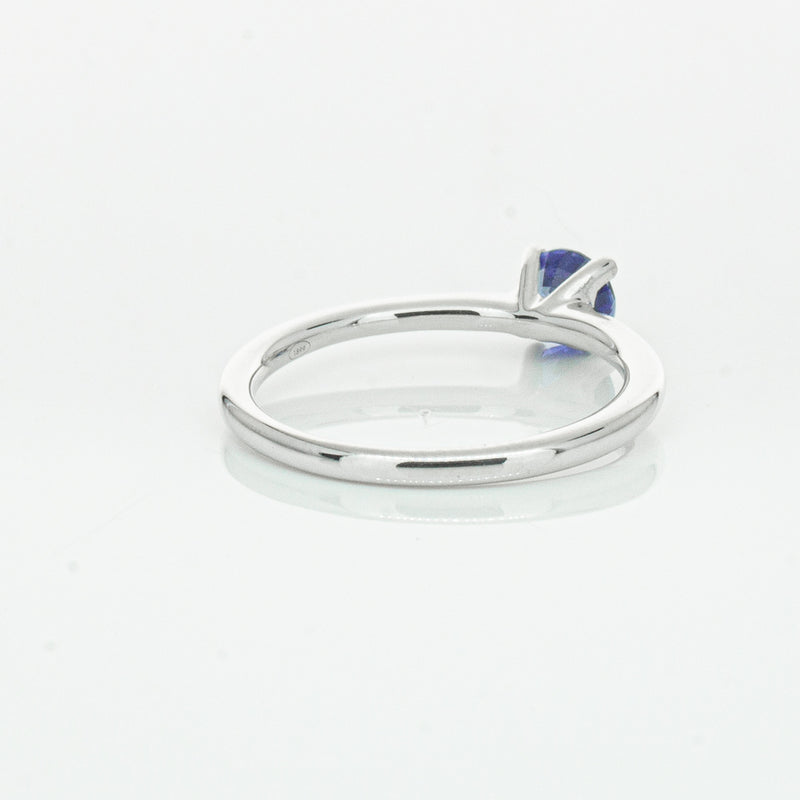 18ct White Gold .77ct Sapphire Melba Ring-Ring-Walker & Hall