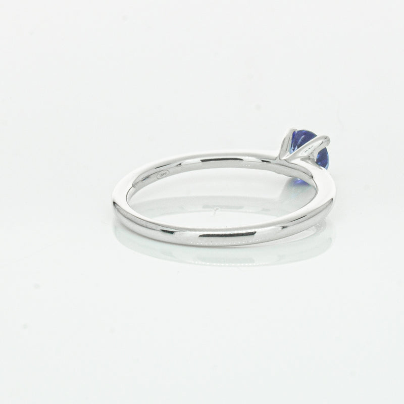 18ct White Gold .77ct Sapphire Melba Ring-Ring-Walker & Hall