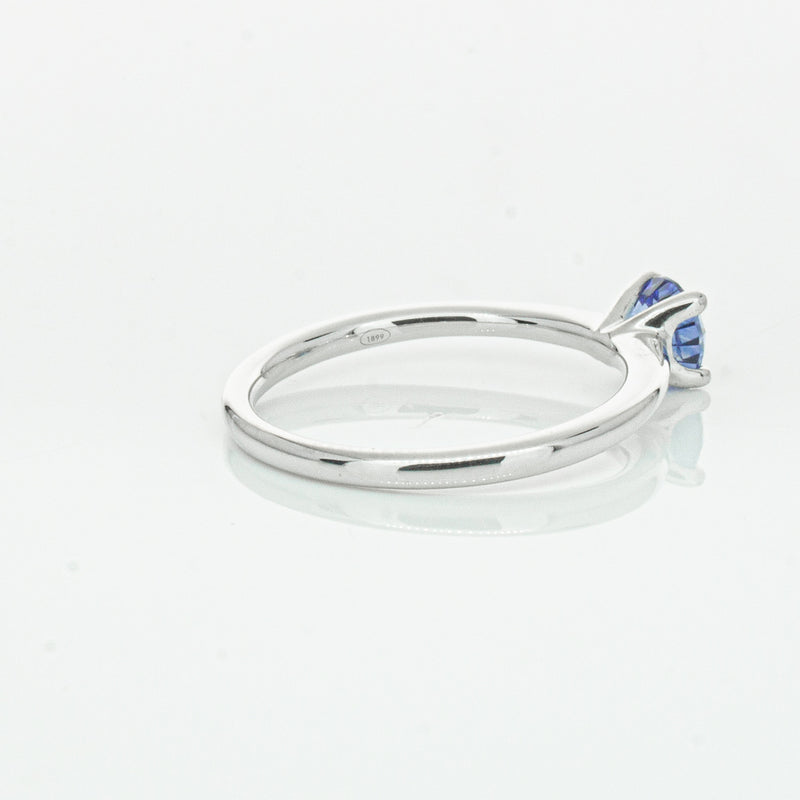 18ct White Gold .77ct Sapphire Melba Ring-Ring-Walker & Hall