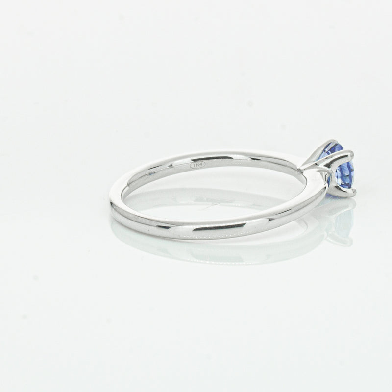 18ct White Gold .77ct Sapphire Melba Ring-Ring-Walker & Hall