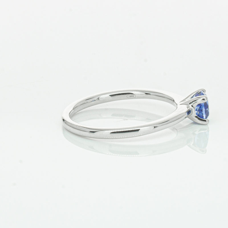 18ct White Gold .77ct Sapphire Melba Ring-Ring-Walker & Hall