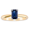 18ct Yellow Gold 1.05ct Sapphire Venetian Ring-Ring-Walker & Hall
