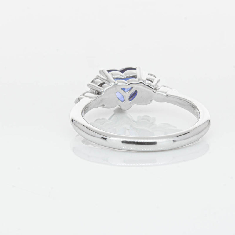 18ct White Gold 1.15ct Sapphire & Diamond Oriana Ring-Ring-Walker & Hall