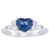 18ct White Gold 1.15ct Sapphire & Diamond Oriana Ring-Ring-Walker & Hall