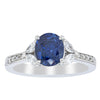 Deja Vu Platinum 1.88ct Sapphire & Diamond Ring-Ring-Walker & Hall