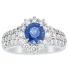 Deja Vu Platinum 1.64ct Sapphire & Diamond Ring-Ring-Walker & Hall