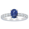 Deja Vu Platinum 1.37ct Sapphire & Diamond Ring-Ring-Walker & Hall