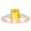 18ct Yellow Gold 2.15ct Yellow Sapphire & Diamond Ayla Ring-Ring-Walker & Hall